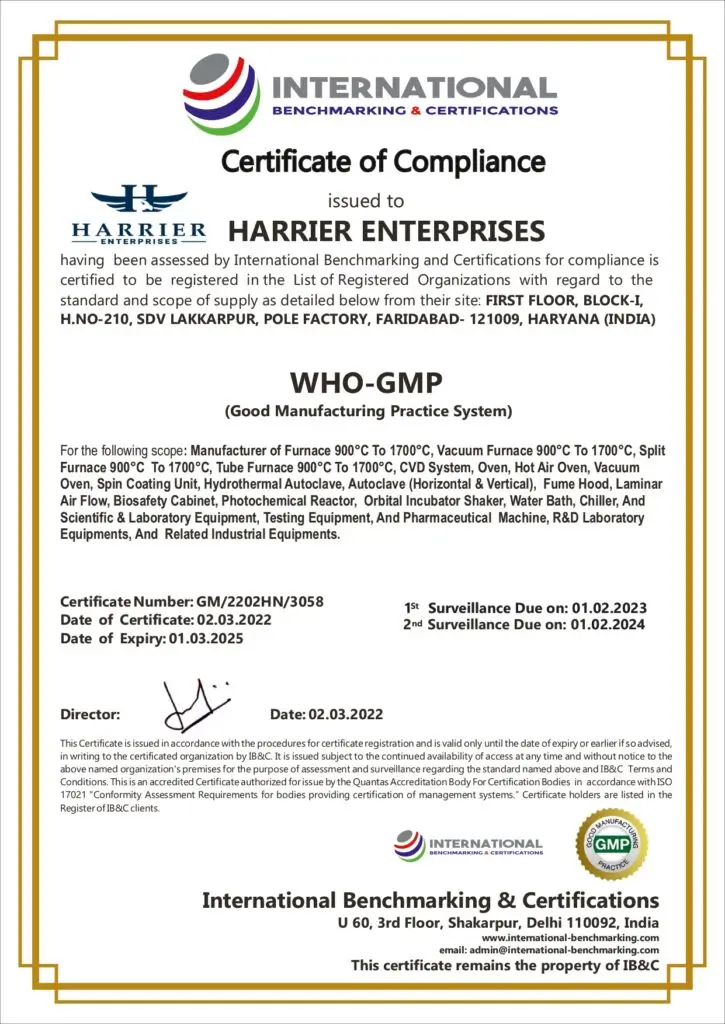 GMP Certificate